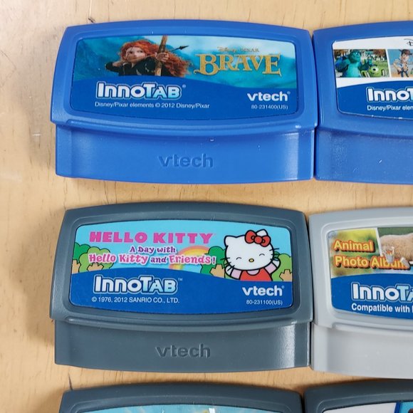 VTECH INNOTAB FUN KIDS GAMES LOT DISNEY, HELLO KITTY, TOY STORY, FAIRIES, BRAVE - Picture 3 of 9